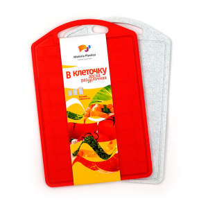 Купить Доска разделочная "В клеточку" большая 200x310 от производителя Материя Пластика