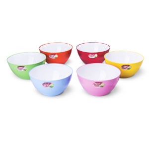 Купить Миска двухцветная "Fresh Line" d200, 2 л цветная от производителя Материя Пластика